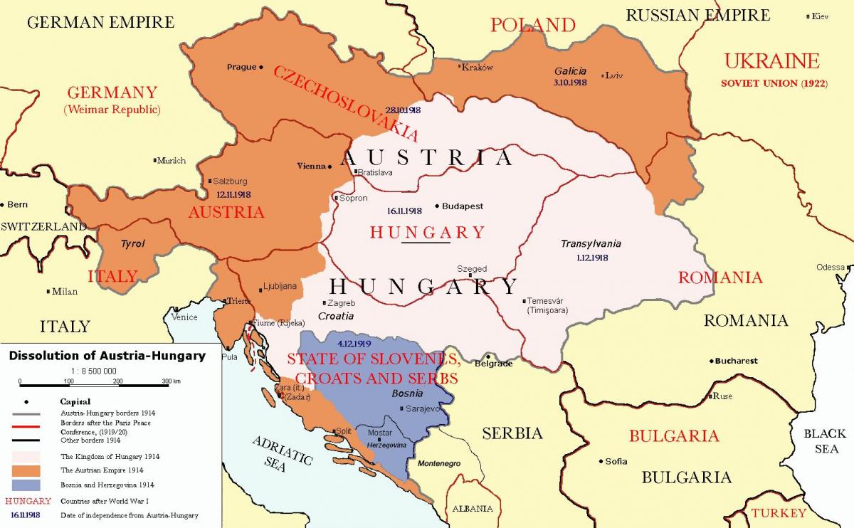 austria hungary mapa 1900