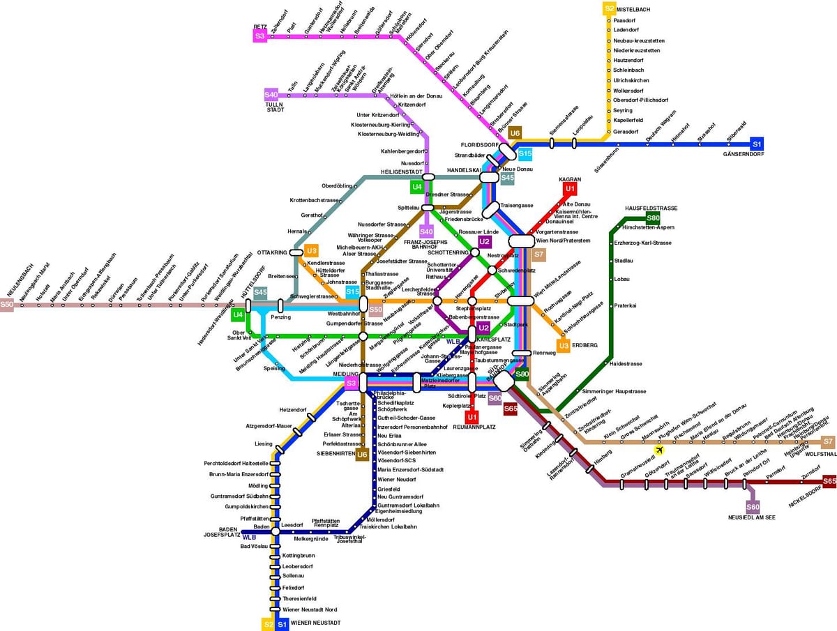 austria mapa ng subway