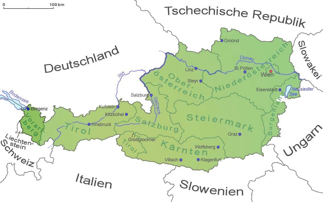 mapa ng vorarlberg austria