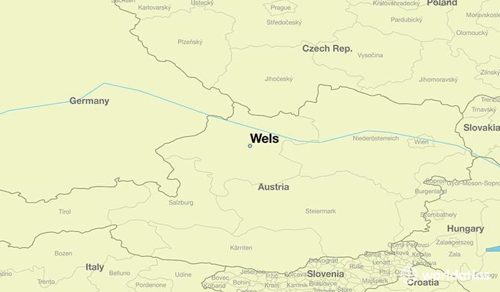 mapa ng wels austria