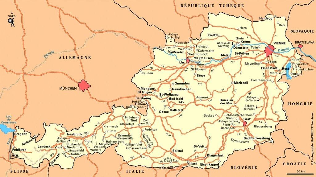 mapa ng wien österreich