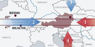 Mapa ng austria klima
