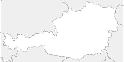 Mapa ng austria mapa balangkas