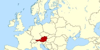 Ipakita ang mapa ng austria