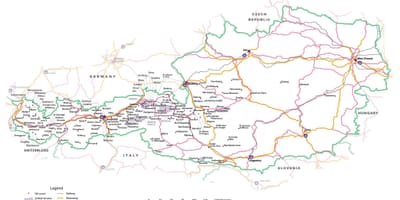Mapa ng austria vignette