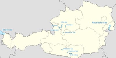 Mapa ng austrian lawa