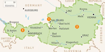 Mapa ng bregenz austria