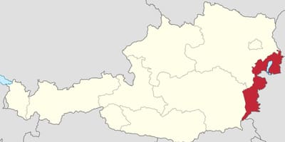 Mapa ng burgenland austria