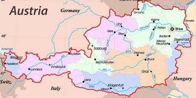Mapa ng eisenstadt austria