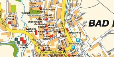 Mapa ng hall austria