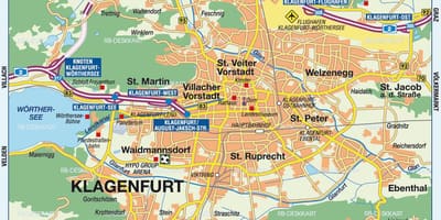 Mapa ng klagenfurt austria