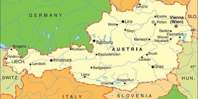 Mapa ng landeck austria