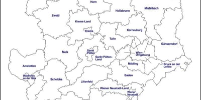 Mapa ng mödling austria