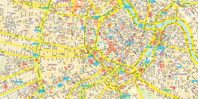 Mapa ng kalye ng lungsod ng vienna austria