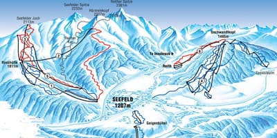 Mapa ng seefeld austria