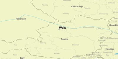 Mapa ng wels austria