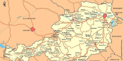 Mapa ng wien österreich